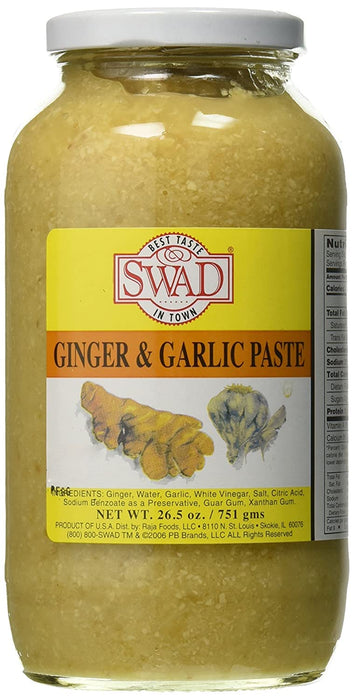 Swad Ginger & Garlic Paste 7.5 Oz