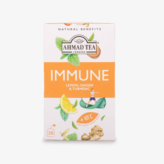 Ahmad Tea Immune - Slim Lemon, Ginger & Turmeric 20 teabags