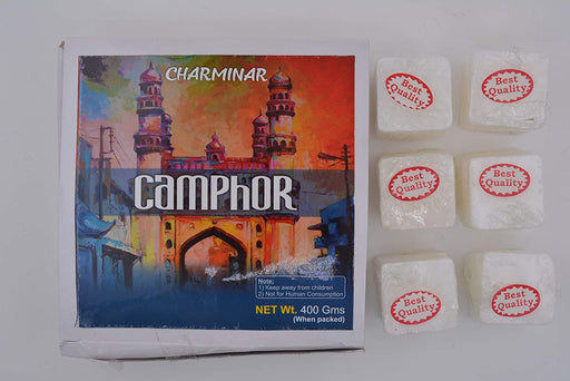 Charminar Camphor Tablets From India 400 Grams 64 Tablets Charminar Brand - Mahaekart LLC
