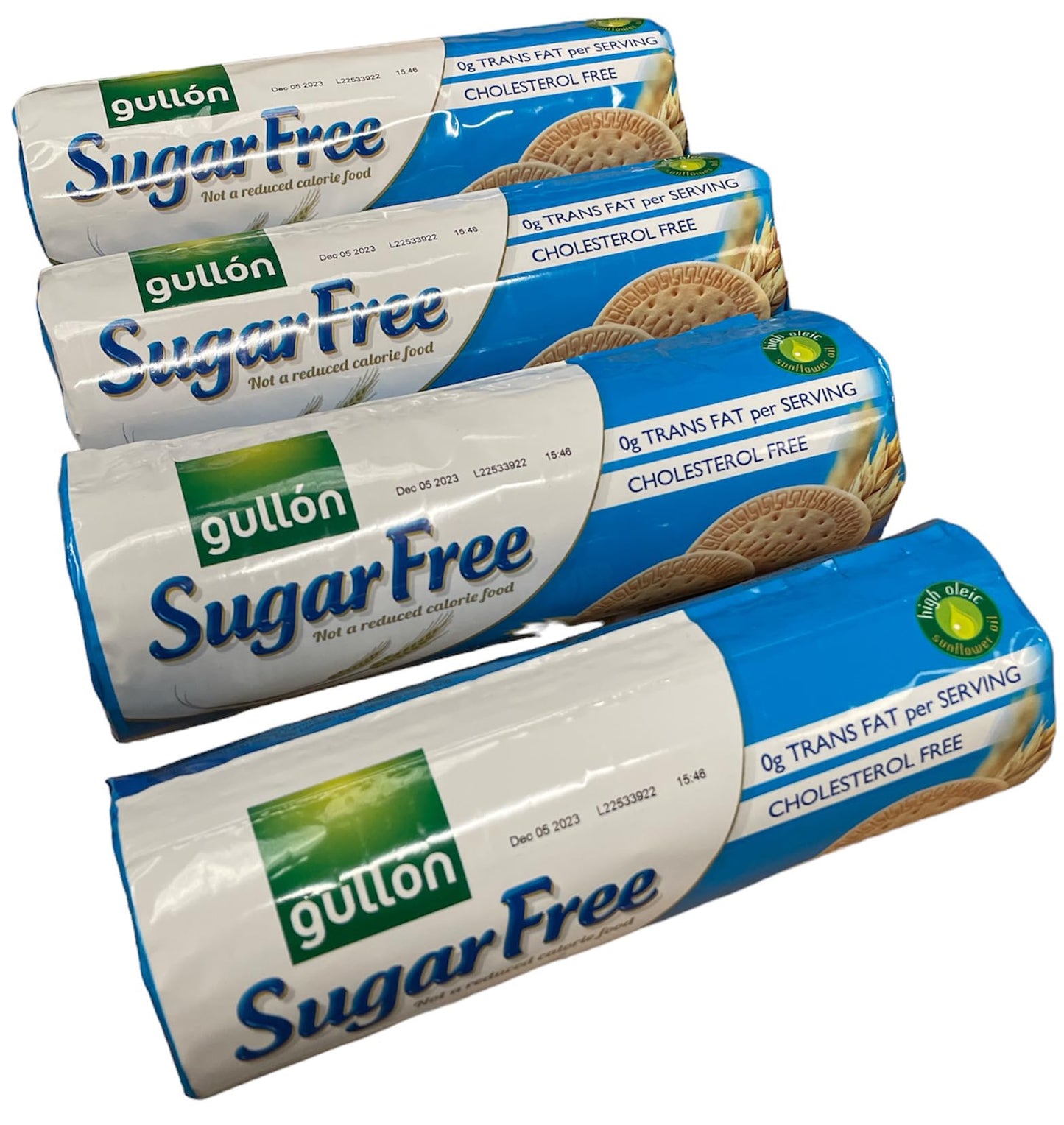 Gullon Maria Buscuits Sugar Free Cookies - No Cholesterol, 0 trans fat - 7 Ounce - Pack of 4