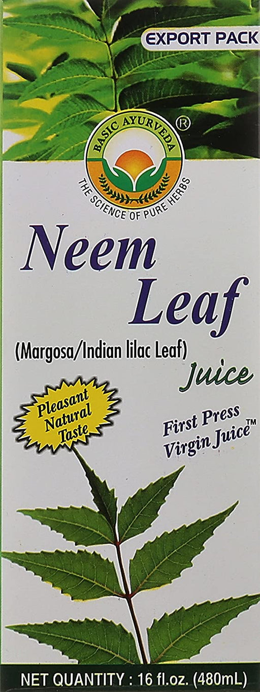 Basic Ayurveda Neem Leaf Juice 480ml - Mahaekart LLC