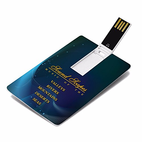 Music Card: Soundscapes - Rivers - Seas - Deserts - Mountains - Valleys (320 Kbps Mp3 Audio) (4 GB) [USB Memory Stick] VARIOUS