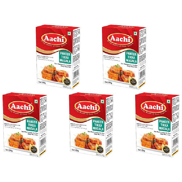 Pack Of 5 - Aachi Paneer Tikka Masala - 200 Gm