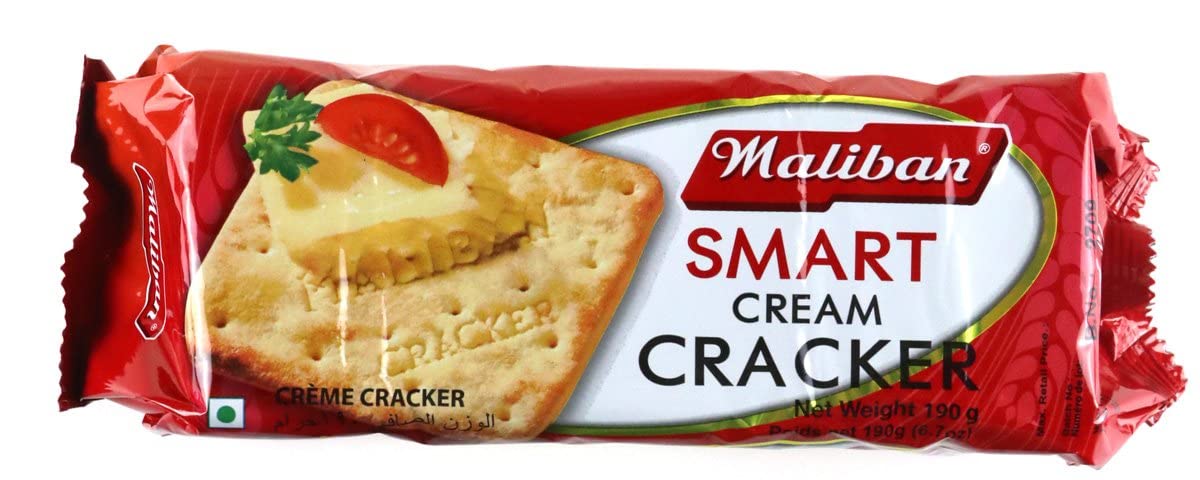 Maliban Smart Cream Crackers 190 gm - Snacks & Savory