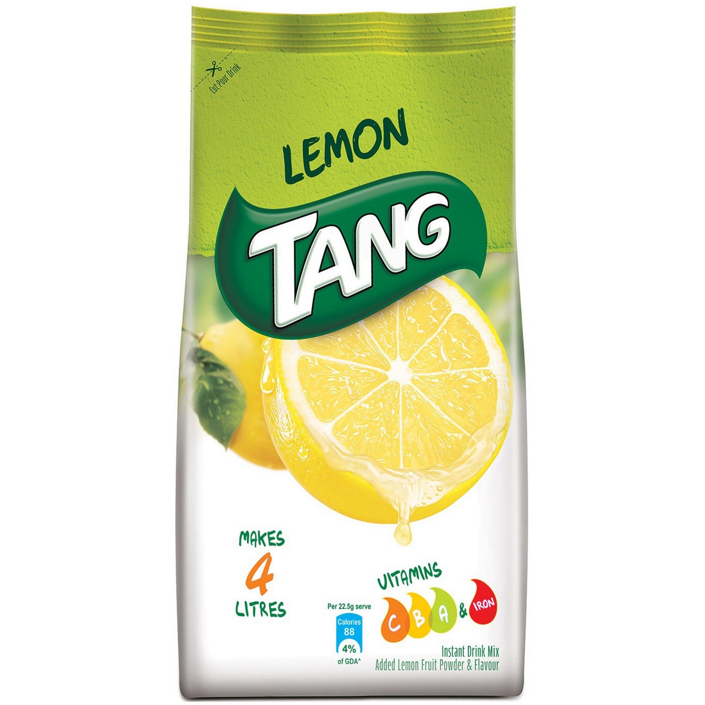 Tang Lemon Instant Drink Mix, 500 gm Pouch