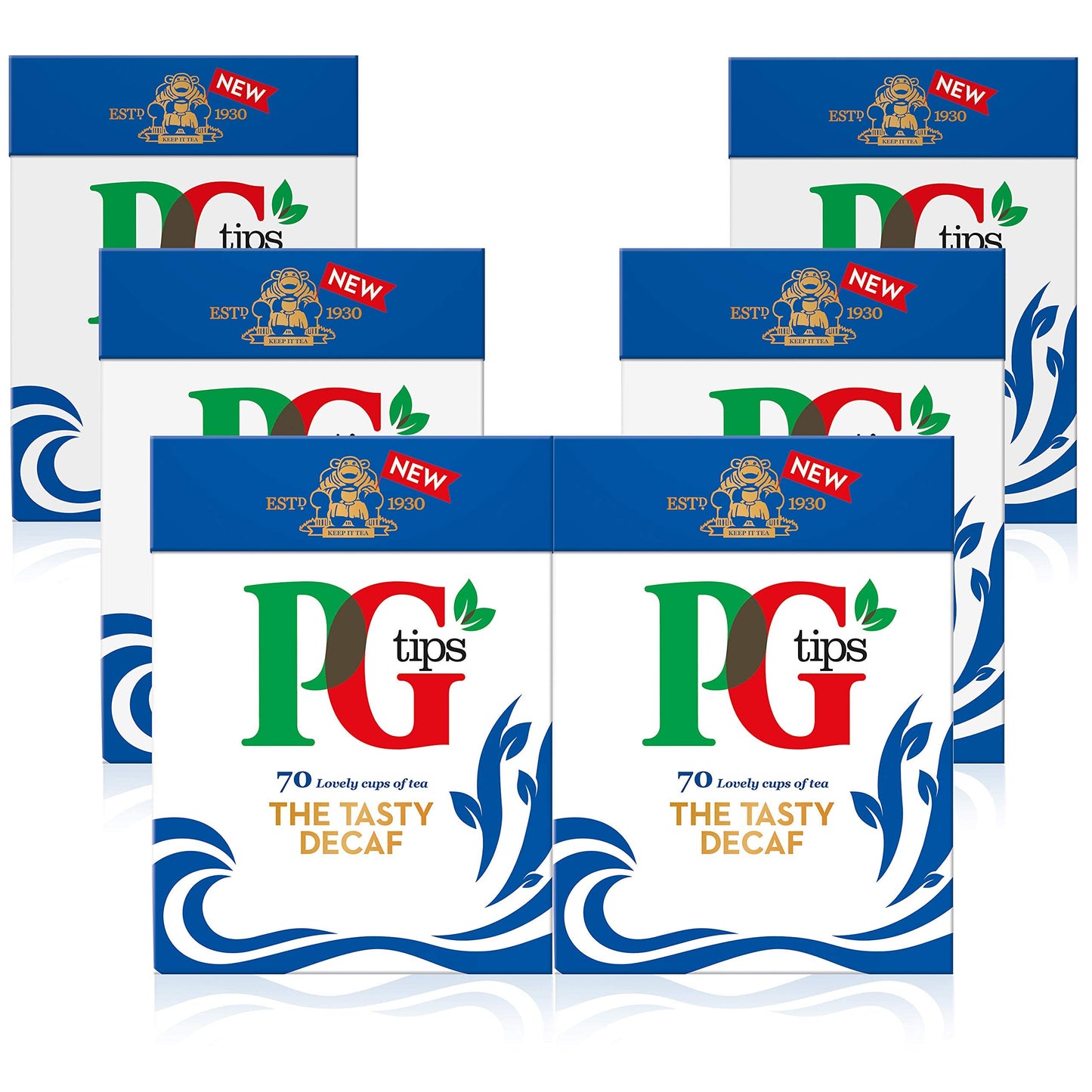 Pg Tips Tasty Decaf 70 pyramid tea bags
