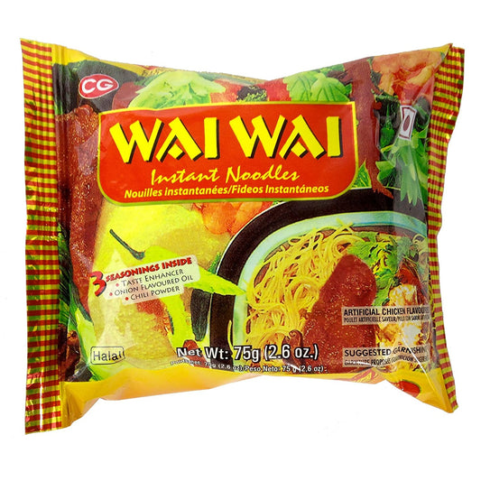 Waiwai Quick Chicken Pizza Flavored Noodles 75 gm