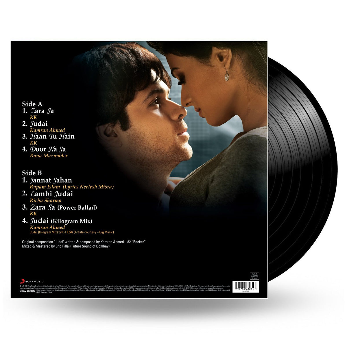 Jannat [Vinyl] KK, Kamran Ahmed, Rana Mazumdar, Rupam Islam & Richa Sharma; Pritam Chakraborty & Kamran Ahmed and Kamran Ahmed, Neelesh Misra & Sayeed Qadri