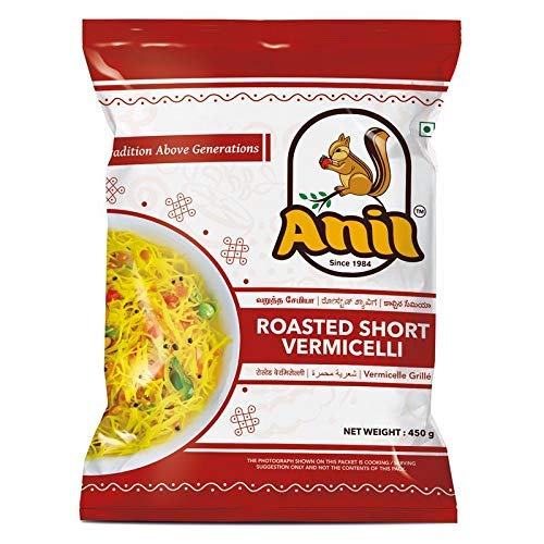 Anil Roasted Short Vermicelli 180g/6.349 oz (Pack of 2)