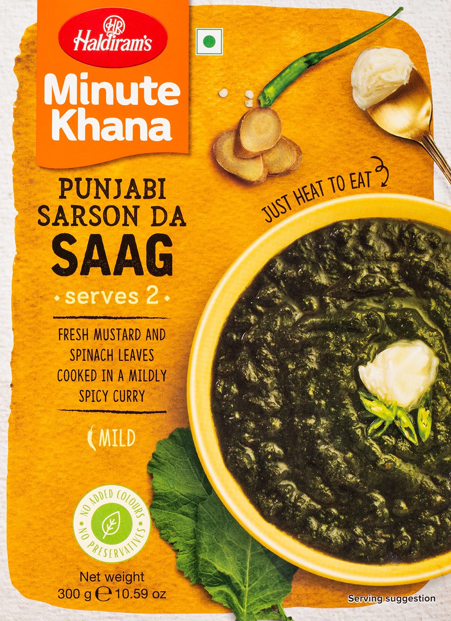 Haldiram's Minute Khana - Punjabi Sarson Da Saag 300 gms