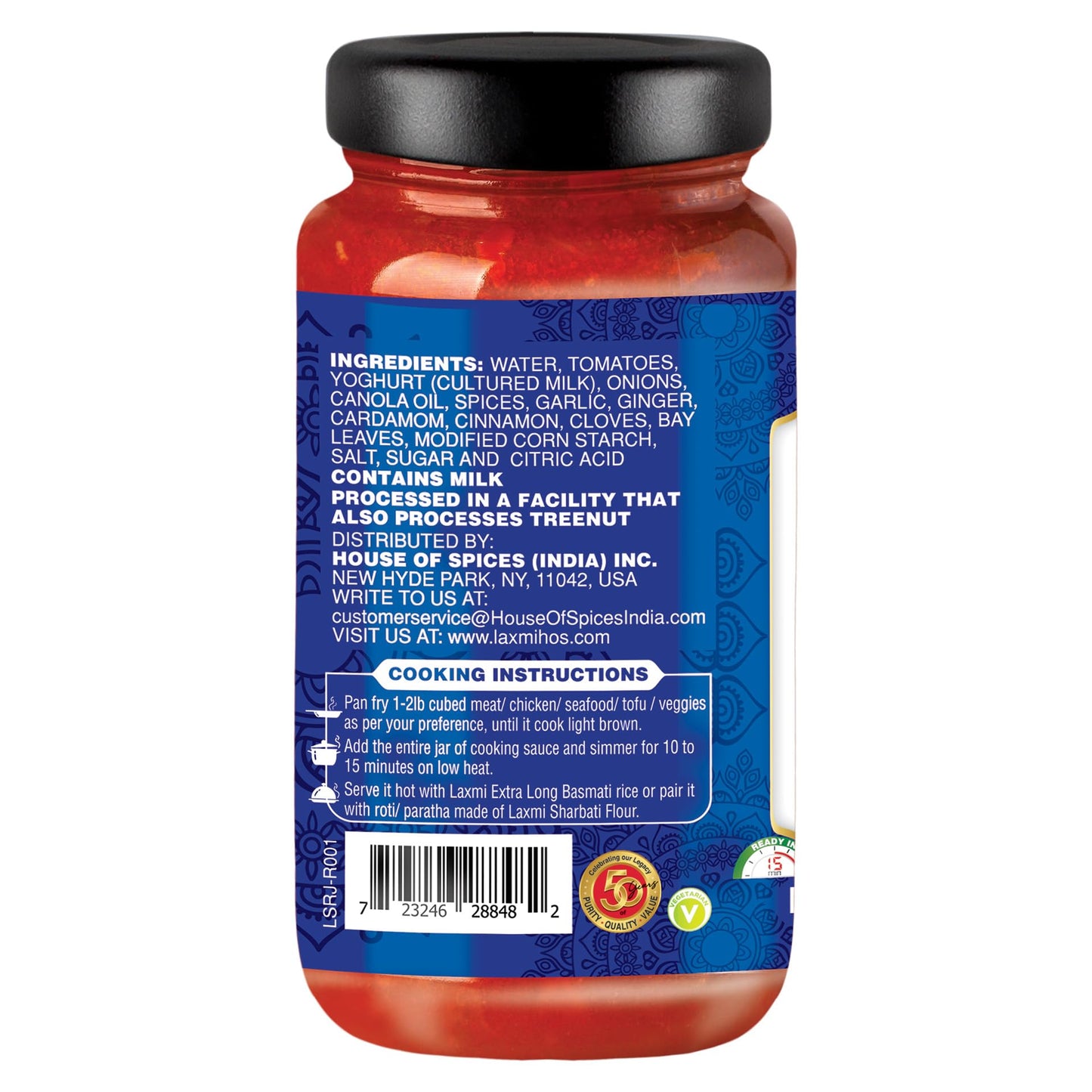 LAXMI Rogan Josh Sauce 12.50 Oz