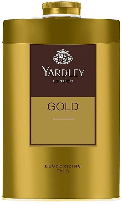 Yardley London Gold Talcum Powder - 250 g. 808 oz, Deodorizing Talc