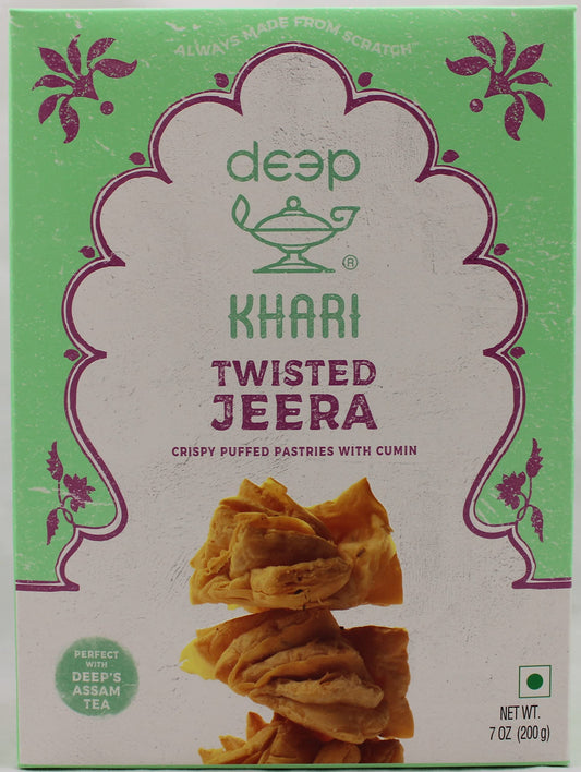 Deep- Twisted Jeera Khari Puff Pastry 200 gms