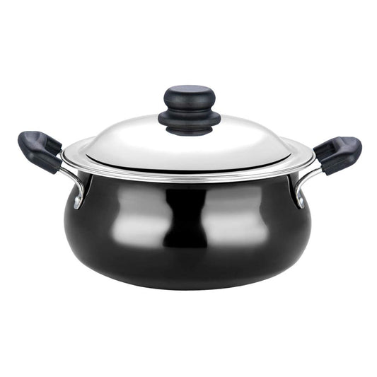 Vinod Black Pearl Handi With Lid