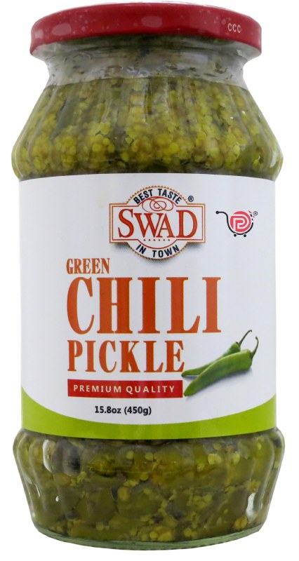 Swad Green Chilli Pickle 450 gms