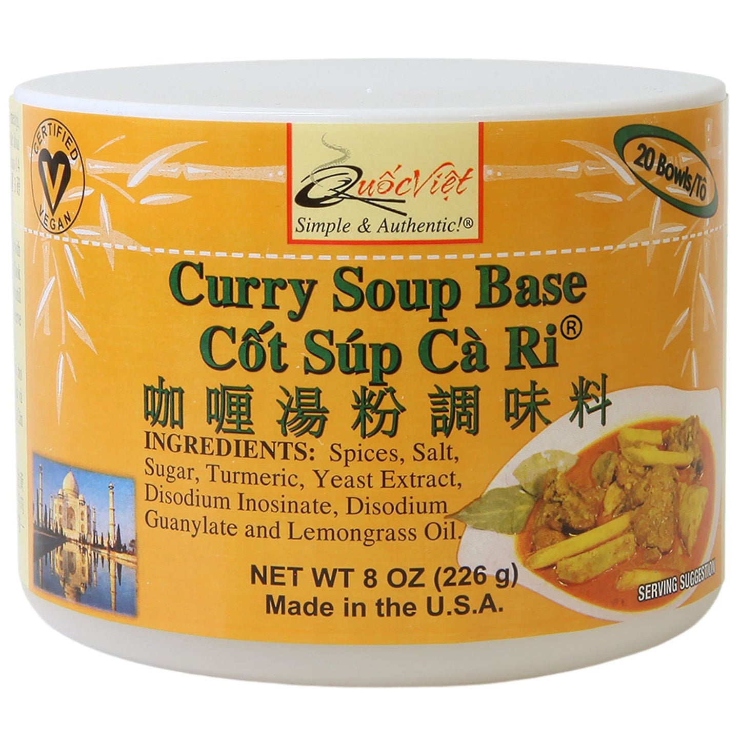 Quoc Viet Foods - Curry Soup Base 8oz Cot Sup Ca Ri Brand
