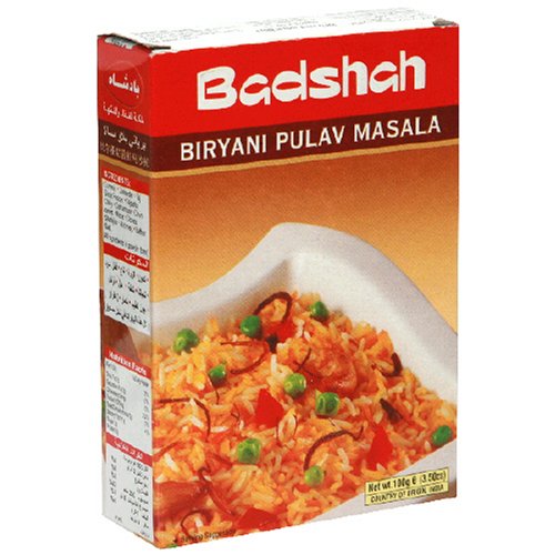 Badshah Masala, Biryani Pulav, 3.5-Ounce Box (Pack of 12)