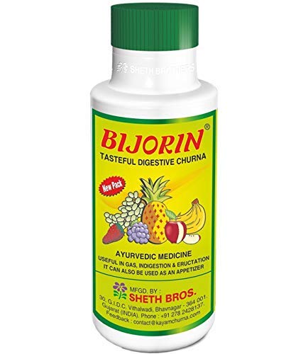 Bijorin Churna Pack of 2, 100 GRM for Gas & Indigestion