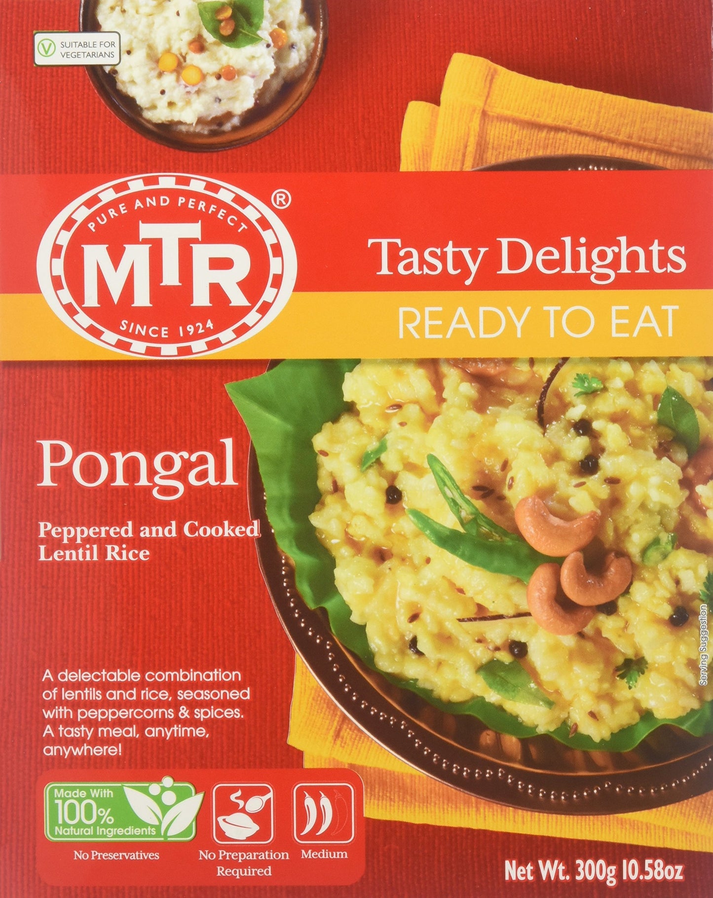 MTR Ready To Eat Pongal 300 gms