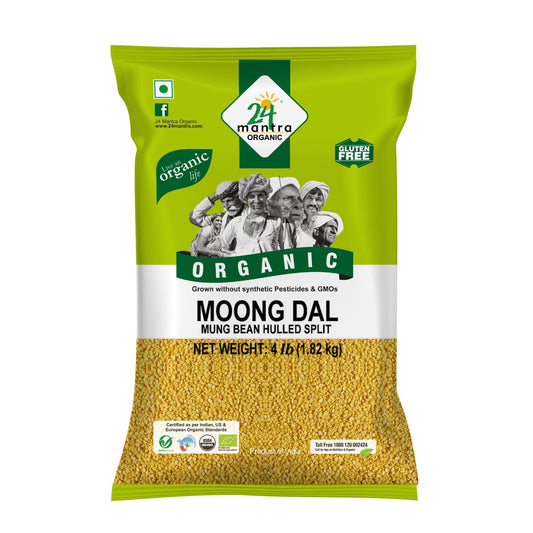 24 Mantra Organic Moong Dal 4 lbs