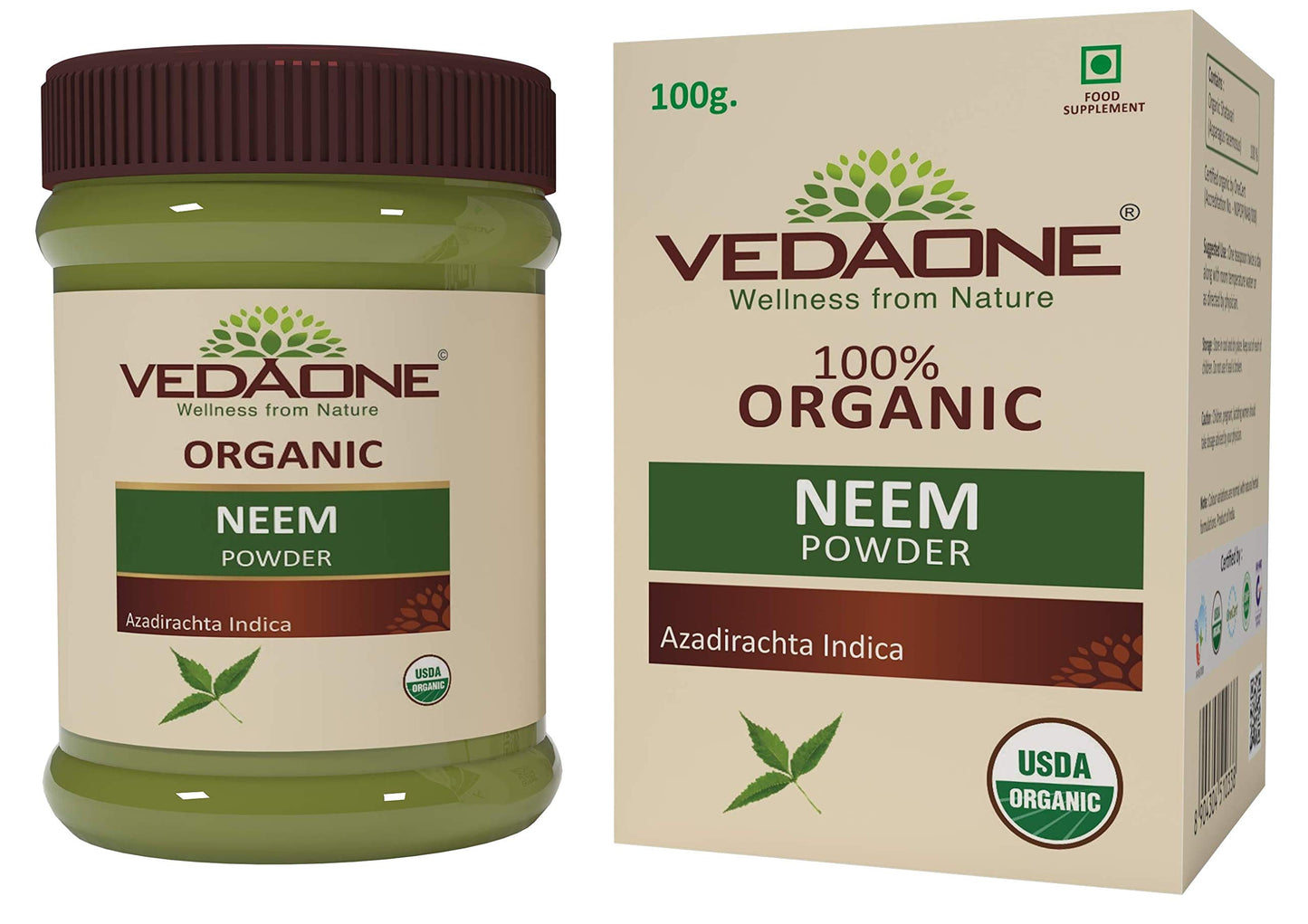 Vedaone USDA Organic Neem Powder (100 g)