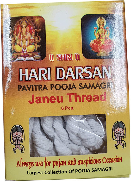 Puja | Pooja | Hari Darshan (Janeu Thread 6 Pcs)