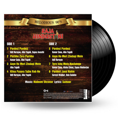 RAJA HINDUSTANI (LP) [Vinyl] AMIR KHAN AND KARISHMA KAPOOR