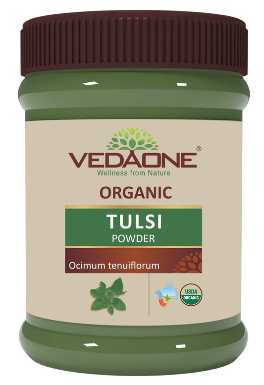 Vedaone USDA Organic Tulsi(Holy Basil) Powder - 100g