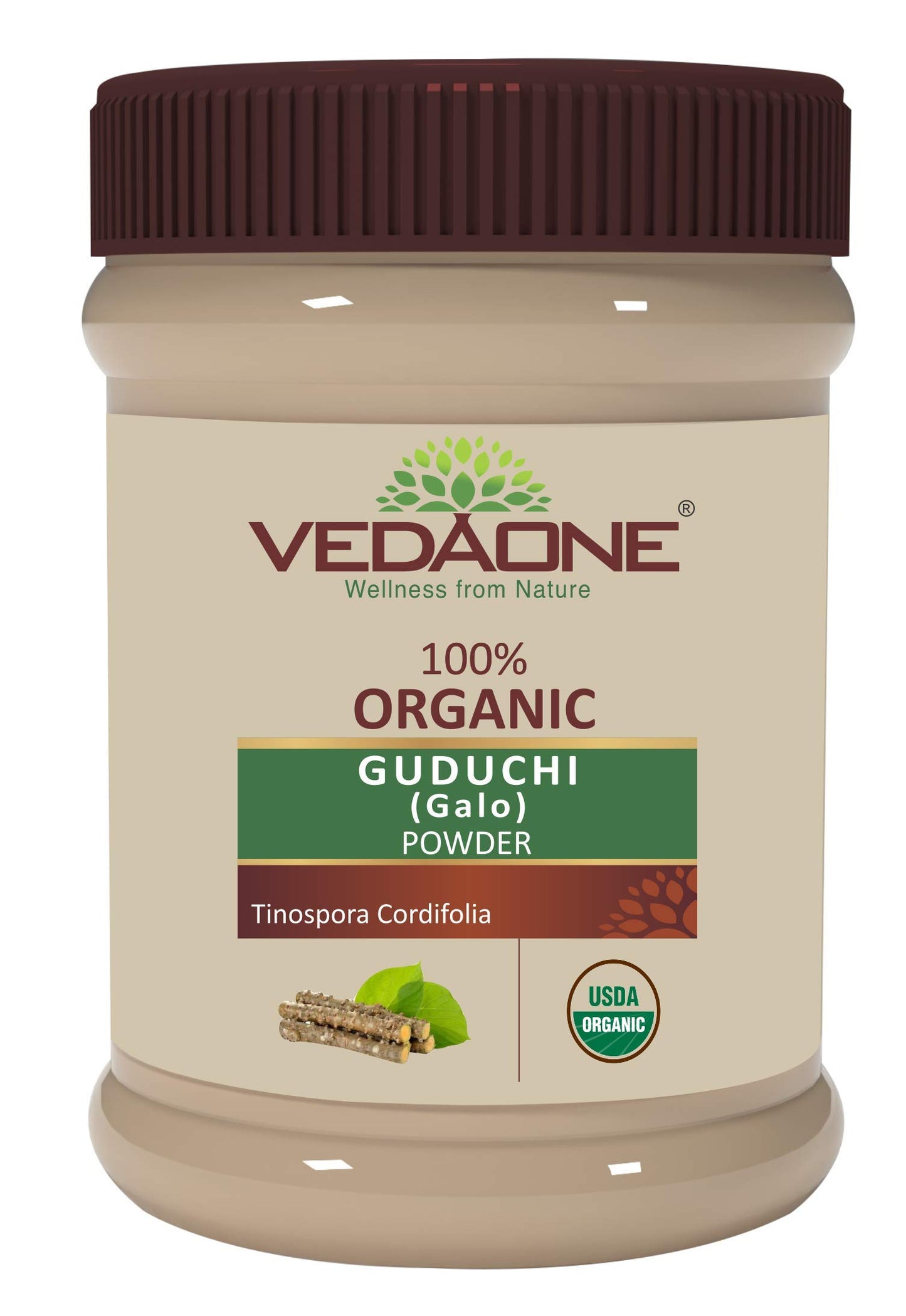 Vedaone USDA Organic Guduchi Powder - 100g for Indigestion, Gastric Care