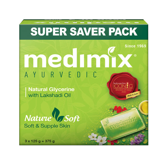 Medimix Ayurvedic Glycerine Soap, 3x125g