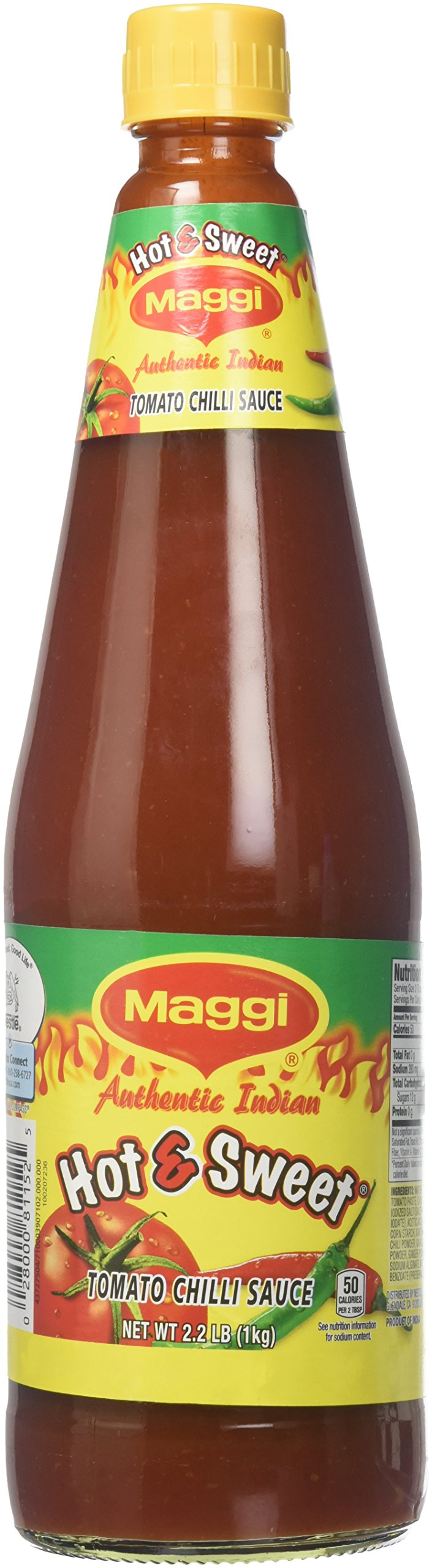 Maggi, Hot & Sweet Tomato Chilli Sauce, 1 Kilogram(kg)