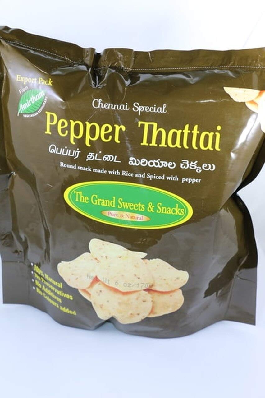 The Grand Sweets & Snacks Export Pack (Pepper Thattai 170g)