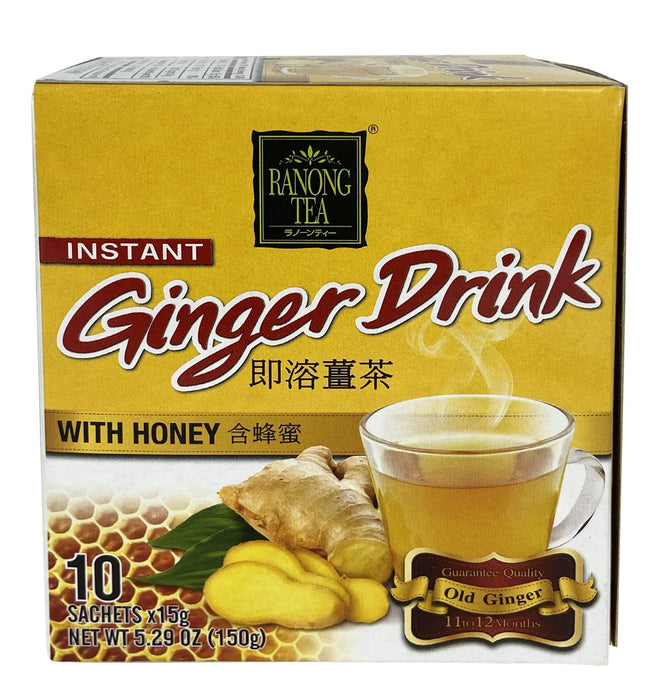 Ranong Tea Instant Ginger Drink with Honey (1)