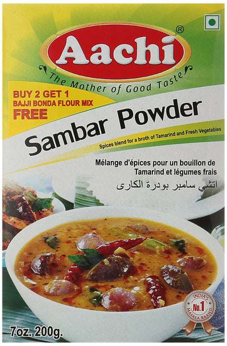 Aachi Sambar Powder 7 Oz, 200 Gm