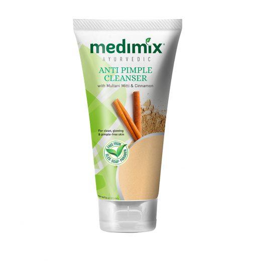 Medimix Ayurvedic Anti Pimple Cleanser With Multani Mitti (Fuller Earth) And Cinnamon  150 Ml