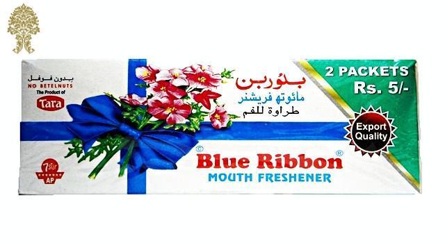 Blue Ribbon Mouth Freshener 24 Packs Mukhwas Pan Masala Supari Paan - Mahaekart LLC