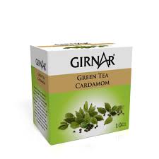 Girnar Green Tea With Cardamom - Mahaekart LLC