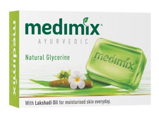 Medimix Ayurvedic Soap With Natural Glycerine With Lakshadi Oil For Dry Skin (125 G)