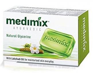Medimix Ayurvedic Soap With Natural Glycerine With Lakshadi Oil For Dry Skin (125 G)