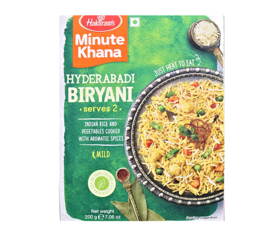 Haldiram's Minute Khana - Hyderabadi Biryani 200 gms