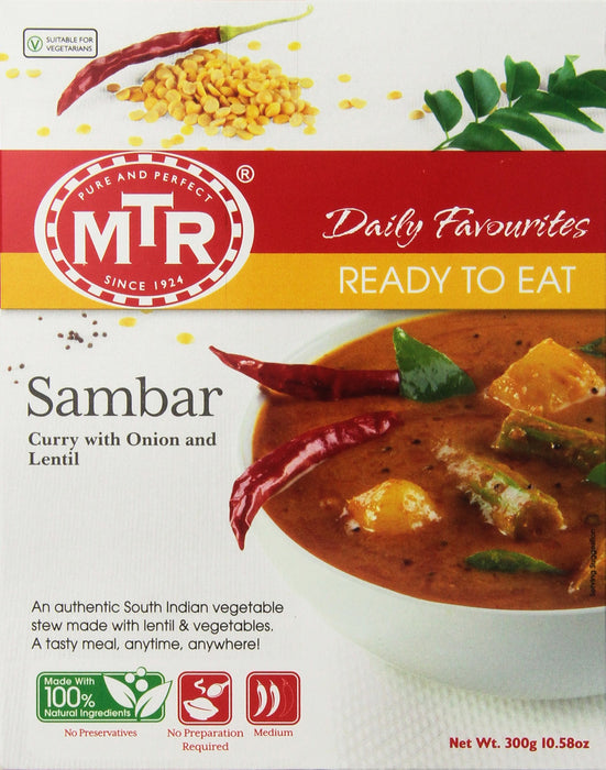 MTR Sambar, 10.58 Ounce Boxes (Pack of 10)
