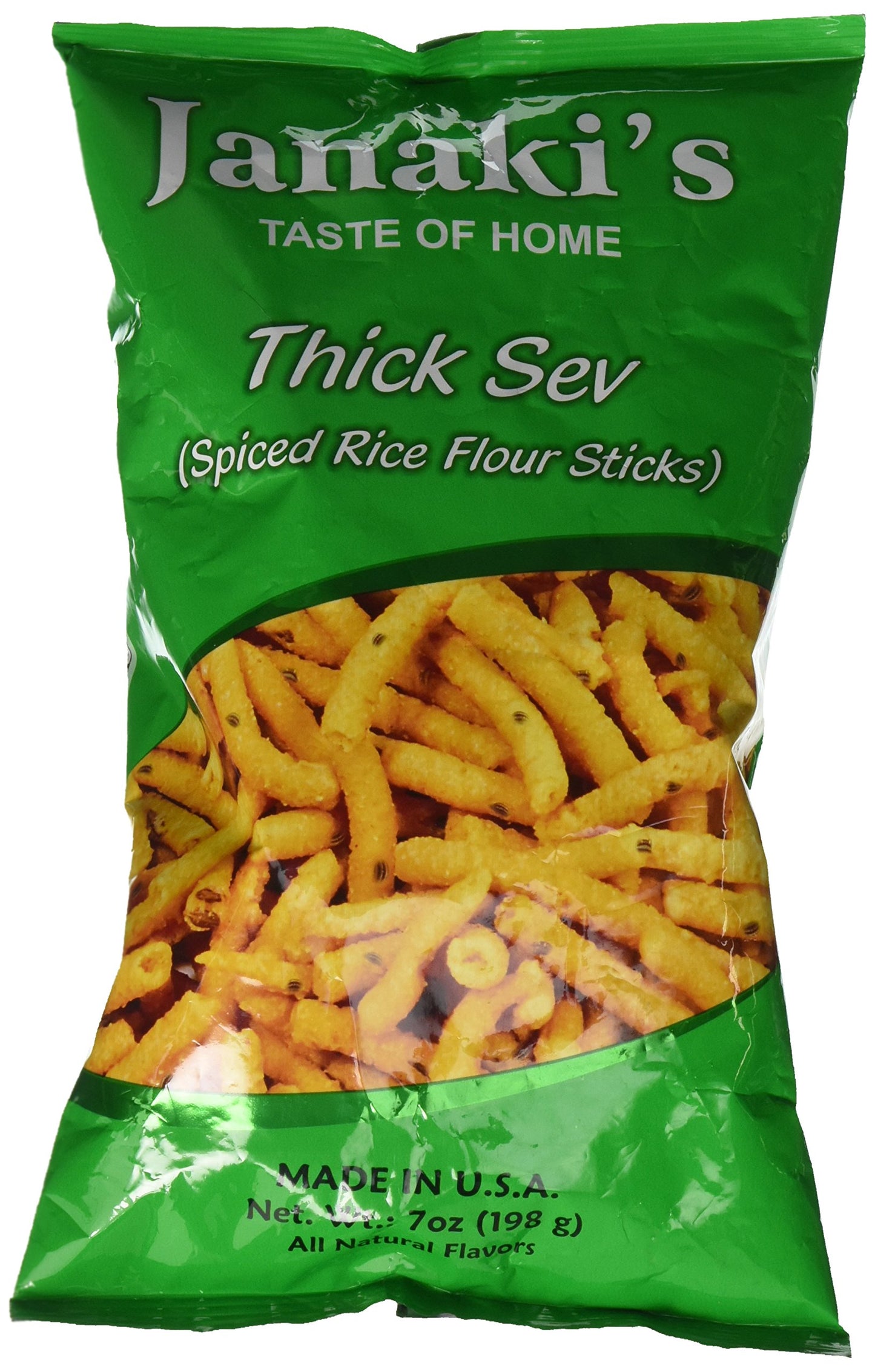 Great Bazaar Janaki's Thick Sev, 7 Ounce