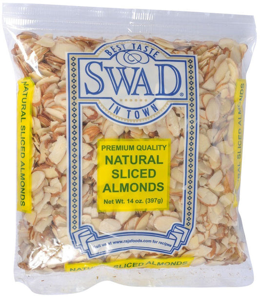 Swad Almonds Natural Sliced 14 Oz