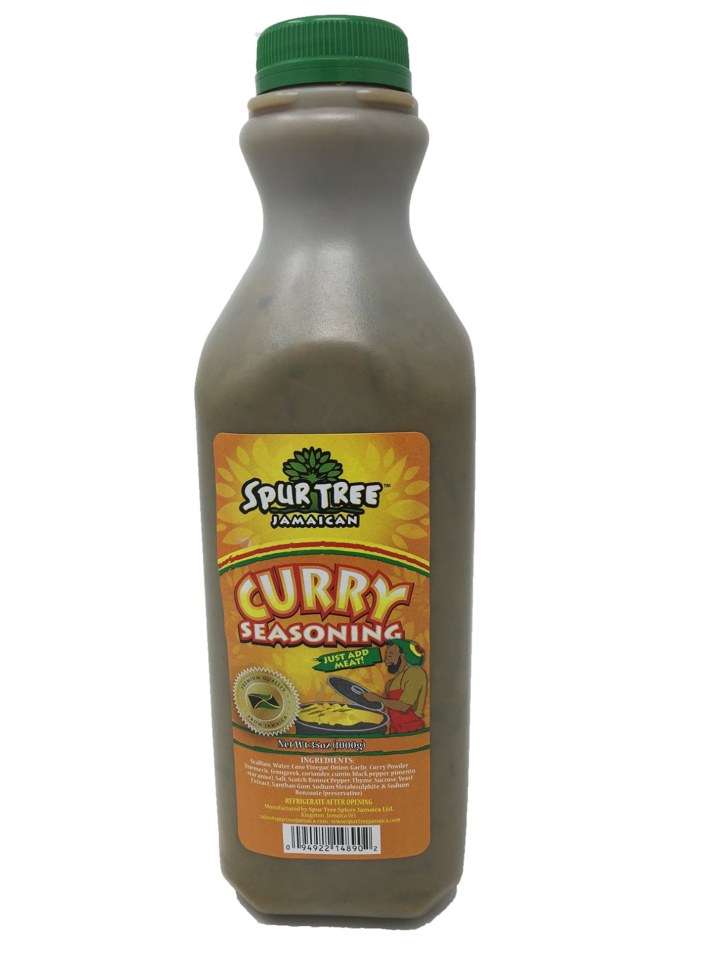 Spur Tree Jamaican Curry Seasoning Experience Authentic Jamaican Taste All-Natural And Fresh Ingredients Curry Seasoning Jamaican Curry Jamaican (35 Oz)