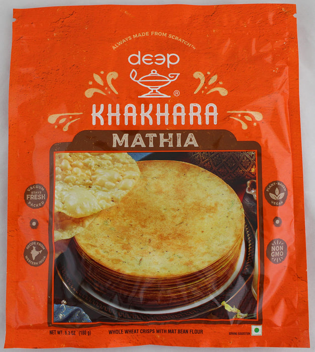 Deep Khakhra Mathia 180 gms
