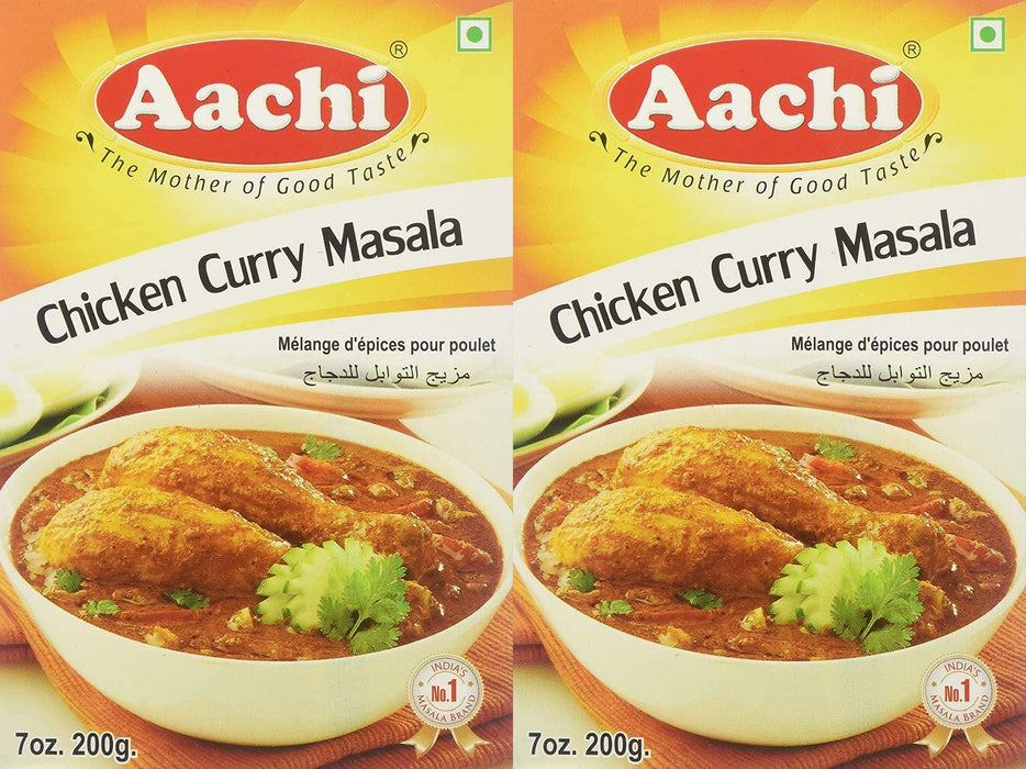 Aachi, Chicken Curry Masala, 200 Grams(gm) Pack of 2