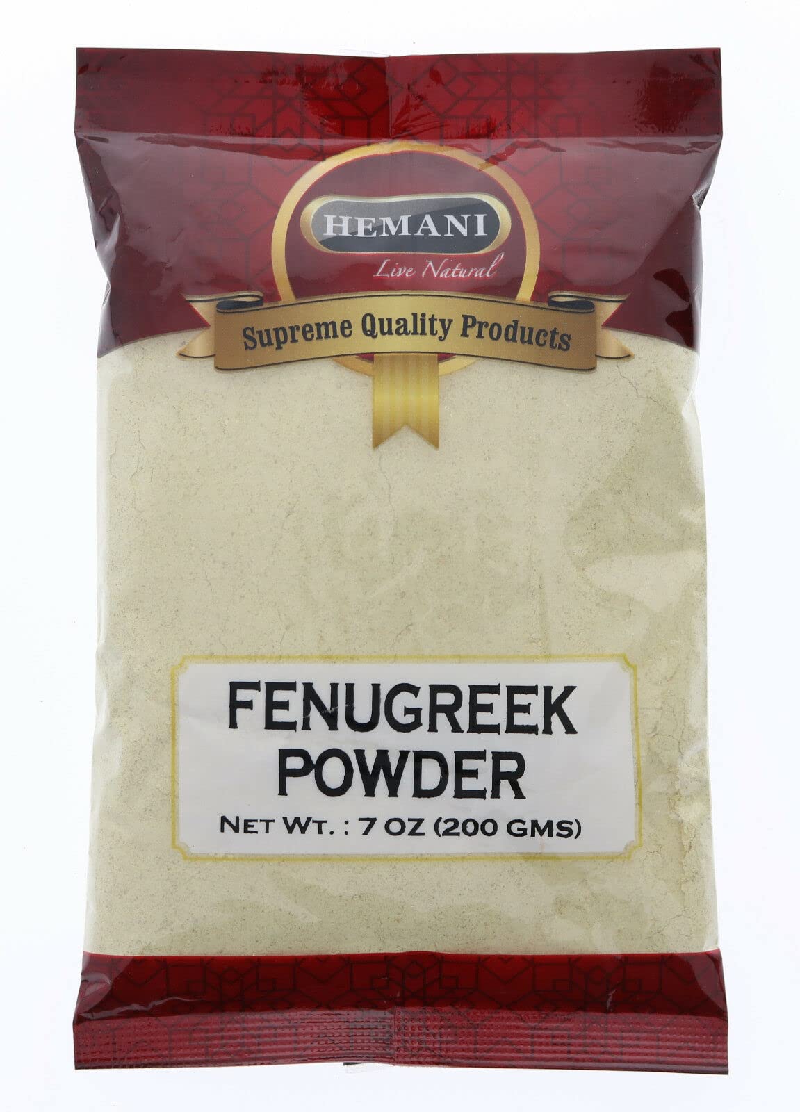 HEMANI Fenugreek Powder 7.1 OZ (200g) - Methi Seed Powder - For Cooking & Ayurveda