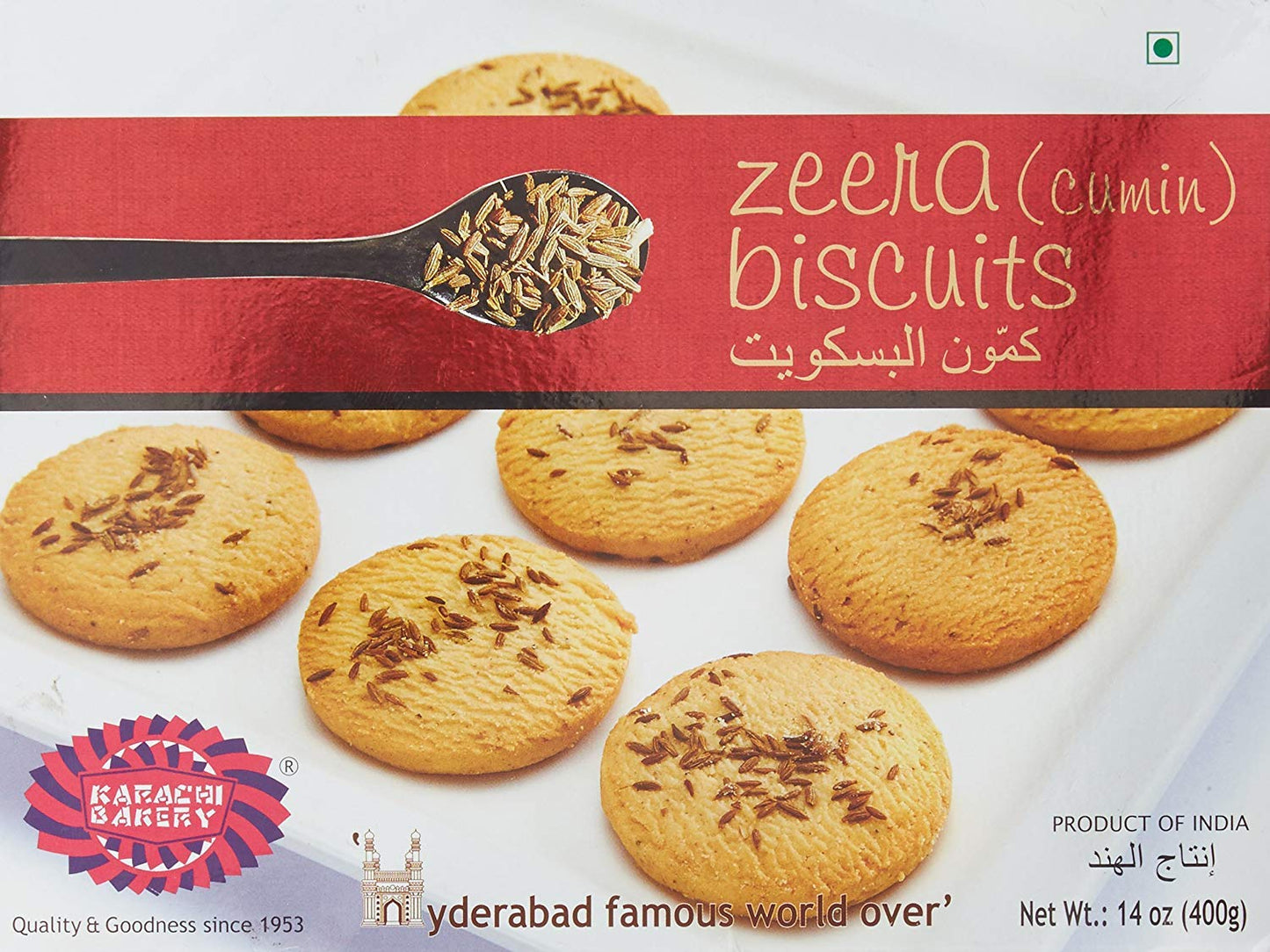 Karachi's Zeera (cumin) biscuits 400 gms - Biscuits & Cookies