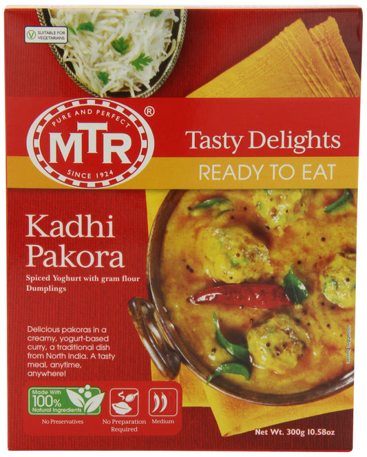 MTR Kadhi Pakora, Ready-To-Eat, 10.58-Oz. Boxes (Pack of 5)