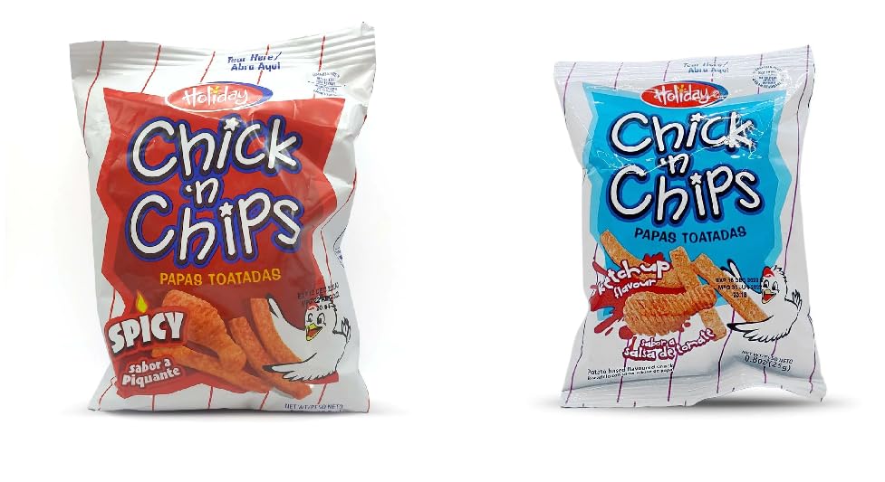 Holiday Cheese Snacks Chick n Chips 25g 12 Pack (Assorted Chick N Chips)